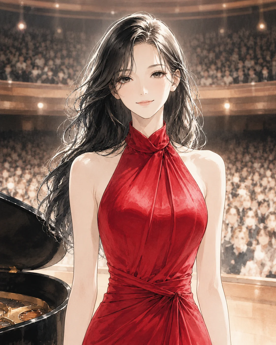 うつろう時代とともに、新たな美の旋律を奏で続ける作曲家 のキャラクターイラスト